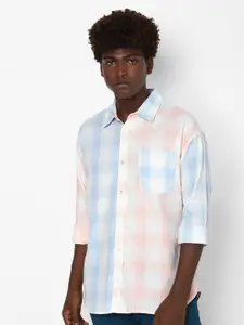 FOREVER 21 Men Multicoloured Checked Casual Shirt