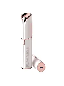 FLAWLESS Finishing Touch Facial Rechargeable Hair Remover - White
