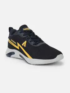 Aqualite Men Navy Blue Mesh Running Non-Marking Shoes