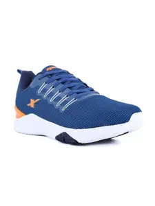 Sparx Men Blue Textile Running Non-Marking Shoes