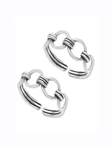 LeCalla 925 Sterling Silver Band Design Toe Ring