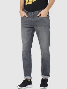 Jack & Jones Men Grey Heavy Fade Regular Fit Jeans