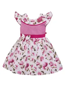 Wish Karo Pink Floral Dress