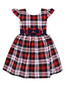 Wish Karo Red Checked Dress