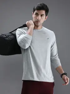 Crocodile Men Grey T-shirt