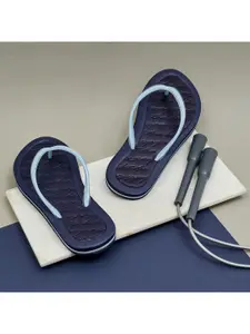Duke Women Navy Blue & Blue Thong Flip-Flops