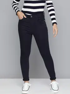Flying Machine Women Navy Blue Veronica Skinny Fit High-Rise Stretchable Casual Jeans