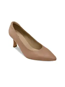 Rocia Women Nude-Coloured Solid Pumps