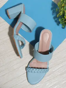 ICONICS Blue Block Heels