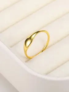 Yellow Chimes Gold-Plated Finger Ring
