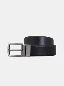 Blackberrys Men Textured Tang Leather Formal Belt