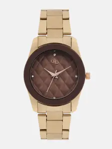 DressBerry Women Brown Analogue Watch