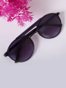 MARC LOUIS Women Purple Lens & Aviator Sunglasses MARC LOUIS 110026 BLACK SG-Purple
