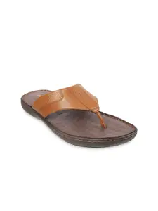Mochi Men Tan Leather Comfort Sandals