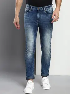 Dennis Lingo Men's Blue Slim Fit Light Fade Stretchable Denim Jeans
