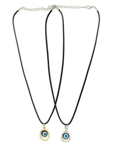 EL REGALO Pack of 2 Evil Eye Necklace