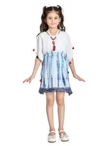 Peppermint Blue & bright gray Dress