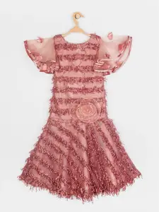 Peppermint Mauve & lobster bisque Dress