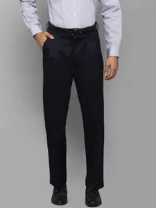 Louis Philippe Men Navy Blue Trousers