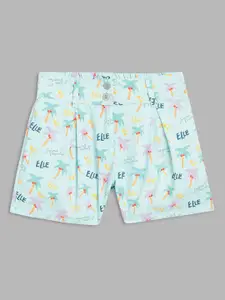 ELLE Girls Multicoloured Printed Shorts