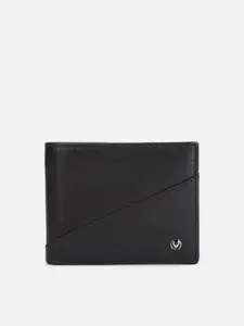 Allen Solly Men Black Leather Two Fold Wallet