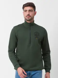 SPYKAR Men Green Sweatshirt