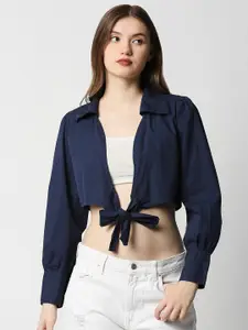 Remanika Women Blue Comfort Casual Shirt