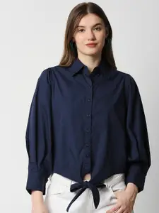 Remanika Women Blue Comfort Casual Shirt
