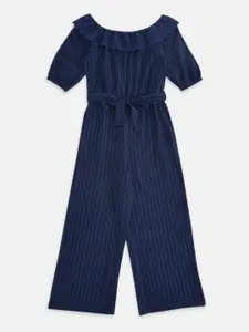 Pantaloons Junior Navy Blue & country blue Dress