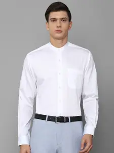 Louis Philippe Men White Slim Fit Formal Shirt