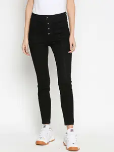 LOVEGEN Women Black Tube Skinny Fit Stretchable Jeans