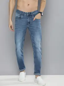 Flying Machine Men Blue Jackson Skinny Fit Low-Rise Light Fade Stretchable Jeans