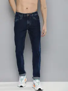 Flying Machine Men Blue Micheal Slim Tapered Fit Light Fade Stretchable Jeans