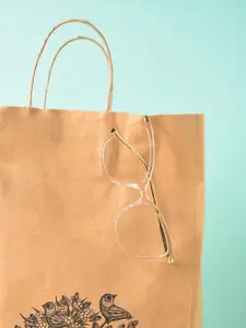 HAUTE SAUCE by  Campus Sutra HAUTE SAUCE by Campus Sutra Women Clear Lens & White Cateye Sunglasses