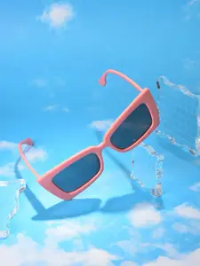 HAUTE SAUCE by  Campus Sutra HAUTE SAUCE by Campus Sutra Women Black Lens & Pink Butterfly Sunglasses with UV Protected Lens