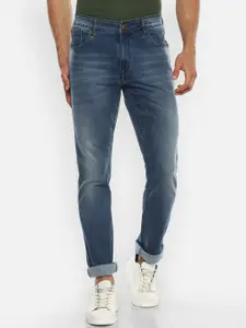 Red Chief Men Blue Low Distress Heavy Fade Stretchable Jeans