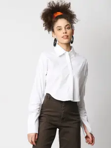 Remanika Women White Comfort Casual Shirt