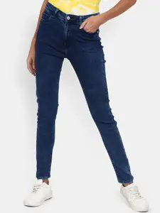 V-Mart Women Blue Light Fade Jeans