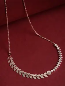 VOGUE PANASH Gold-Toned Brass Gold-Plated Handcrafted Necklace