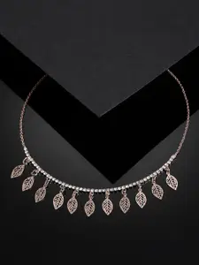 VOGUE PANASH Gold-Toned Brass Gold-Plated Handcrafted Necklace