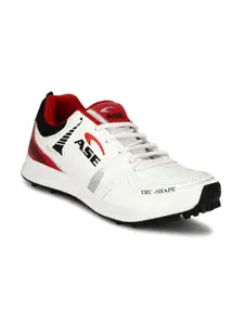 ASE Men Red Cricket Non-Marking Shoes