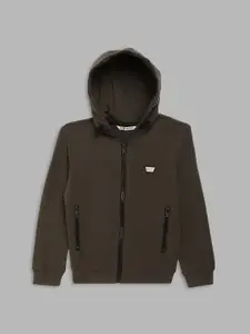 Antony Morato Boys Green Hooded Sweatshirt