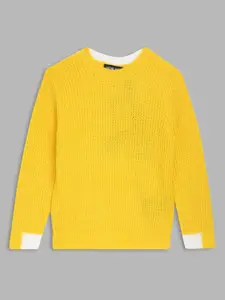 Antony Morato Boys Yellow & White Pullover