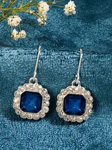 Accessorize London Blue Geometric Drop Earrings