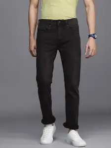 Louis Philippe Jeans Men Black  Super Albert Slim Fit Low-Rise Stretchable Jeans