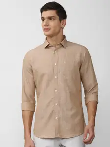 Van Heusen Sport Men Khaki Slim Fit Casual Shirt