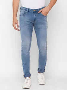 SPYKAR Men Blue Slim Fit Low-Rise Heavy Fade Jeans