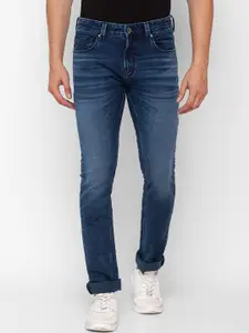SPYKAR Men Blue Slim Fit Low-Rise Heavy Fade Jeans