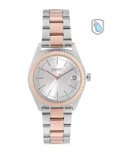 ESPRIT Women Silver-Toned Charlie Analogue Watch ES1L383M0055