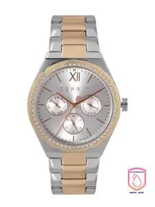 ESPRIT Women Silver-Toned Lou Analogue Chronograph Watch ES1L380M0055
